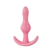 VipMarketim F3 Backpart 2 Boğumlu Silikon Anal Tıkaç - Pembe