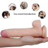 VipMarketim F3 Gerçekçi Vantuzlu Testisli 20cm Dildo