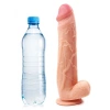 VipMarketim F3 Gerçekçi Vantuzlu Testisli Dildo 24cm