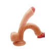 VipMarketim F3 Testisli Vantuzlu 19cm Gerçekçi Dildo