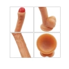 VipMarketim F3 Testisli Vantuzlu 19cm Gerçekçi Dildo