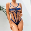 VipMarketim Fantezi Lastik Body Harness Mavi