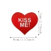 VipMarketim Fetilux Kiss Me Kalp Göğüs Ucu Kapama Çıkartması - Kırmızı