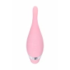 VipMarketim Flovetta Dahli̇a Çok Fonksiyonlu Vakum Vibratör, Silikon, Pembe, 14 Cm