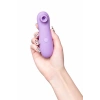 VipMarketim Flovetta  Lilac Vakum Dalgası Vibratör, ABS Plastik, Mor, 12,5 cm