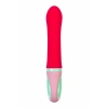 VipMarketim Flovetta Petunia Klitoral Uyarıcılı Vibratör, Silikon, Kırmızı, 19 Cm