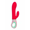 VipMarketim Flovetta Petunia Klitoral Uyarıcılı Vibratör, Silikon, Kırmızı, 19 Cm
