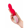 VipMarketim Flovetta Petunia Klitoral Uyarıcılı Vibratör, Silikon, Kırmızı, 19 Cm