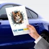 VipMarketim Fulcar Kedi Tasarımlı Araç Stickerı