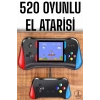 VipMarketim Gamepad Joystick 500 Oyunlu Retro Oyun Konsolu Tv Bağlantı Özellikli 2 Kişilik Destekli