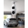 VipMarketim Gece Görüşlü Çift Lens Wi-Fi Ampul Kamera Mobil Takip Destekli