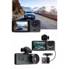 VipMarketim Gece Görüşlü DVR 3 Lensli Araç İçi Sürüş Kamerası Video Kaydedici