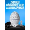 VipMarketim Gece Lambası Yumurta Işık Speaker Yeni Nesil Dinozor Yumurtası Görünümlü
