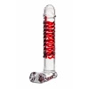 VipMarketim Gerçekçi olmayan yapay penis Sexus Glass, cam, transparan, 16 cm