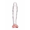 VipMarketim Gerçekçi Olmayan Yapay Penis Sexus Glass, Cam, Transparan, 17,5 Cm