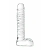VipMarketim Gerçekçi Olmayan Yapay Penis Sexus Glass, Cam, Transparan, 21 Cm