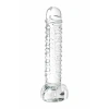 VipMarketim Gerçekçi Olmayan Yapay Penis Sexus Glass, Cam, Transparan, 21 Cm
