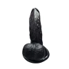 VipMarketim Gerçekçi Testisli Siyah Dildo 16 cm