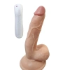 VipMarketim Gerçekci Titreşimli Kumandalı Realistik Vantuzlu Vibratör 19 cm