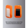 VipMarketim Gold Silver GS-875 Güneş Enerjili Powerbank ve 32 LED Işıldak