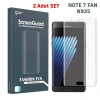VipMarketim Gor Galaxy Note 7 Fan 3D Kavisli Darbe Emici Full Ekran Koruyucu 2 Adet Set-(5775)