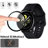 VipMarketim GOR Galaxy Watch Active 2 40mm 3D kavisli Nano Glass Ekran Koruyucu 2 Adet Set-(5775)