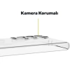 VipMarketim GOR Samsung Galaxy S21 Kılıf Kamera Korumalı Şeffaf Silikon Kılıf-(5775)