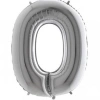VipMarketim Gümüş Rengi Folyo Balon 1 Metre