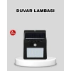 VipMarketim Güneş Enerjili 20 LED Hareket Sensörlü Lamba – IP65 Su Geçirmez Dış Mekan Aydınlatma