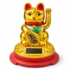 VipMarketim Güneş Enerjili Pati Salayan Şans Kedisi ( Maneki Neko )