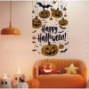 VipMarketim Halloween Temalı Balkabaklı Duvar Sticker Seti