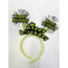 VipMarketim Happy Birthday Neon Renk Doğum Günü Tacı 12 Adet