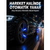 VipMarketim Hareketle Yanan LED Sibop Işığı 4lü Araç Lastik Lambası