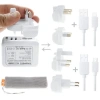 VipMarketim Haweel Universal Seyahat Şarj Adaptör İPhone Ve 1 Mikro Usb Şarj Kablosu Set-(5775)