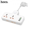 VipMarketim HOCO AC12A 2500W 2 Priz + 3 USB + 30W Type-C Multifonksiyonel Priz Çoğaltıcı Şarj Aleti-(5775)