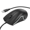 VipMarketim HOCO GM19 RGB LED Işıklı Gamer Oyuncu Kablolu Optik Mouse-(5775)