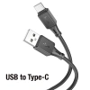 VipMarketim HOCO X101 Assistant USB to Type-C 3A Hızlı Şarj ve Data Kablosu-(5775)