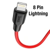 VipMarketim HOCO X21 Plus PD 20W Type-C to iPhone Lightning Silikon Hızlı Şarj ve Data Kablosu-(5775)