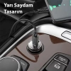 VipMarketim HOCO Z53 Sight Single PD30W Type-C Girişli Araç Çakmaklık Hızlı Şarj Aleti-(5775)