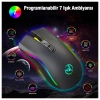 VipMarketim HXSJ A869 7200DPI Ayarlanabilir RGB Işık Gaming Oyuncu Mouse-(5775)