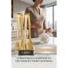 VipMarketim Inês Gold 3lü Paslanmaz Çelik Mini Şeker Maşası Seti 12cm 722952