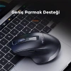 VipMarketim İNPHİC M9 Kablosuz Fare Ergonomik Şarj Edilebilir Sessiz Kullanım 2.4G 500 mAh USB Mouse-(5775)