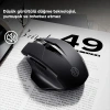 VipMarketim İNPHİC PM6 Kablosuz Fare Şarj Edilebilir Sessiz Kullanım 2.4G 500 mAh USB Mouse-(5775)