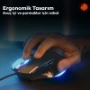 VipMarketim İNPHİC W1 Sessiz Tıklama Özellikli Ergonomik Kablolu Oyun Mouse Fare 1200/7200DPI-(5775)