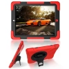 VipMarketim İPad 2/İPad 3/İPad 4/Shockproof 3 Katmanlı Standlı Zırh Kılıf-(5775)