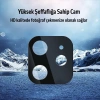 VipMarketim İPhone 12 Mini 2İN1 Full Glue Tempered Cam Ekran Koruyucu +Kamera Lens Set-(5775)