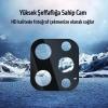 VipMarketim İPhone 12 Pro Max 2İN1 Full Glue Tempered Cam Ekran Koruyucu +Kamera Lens Set-(5775)