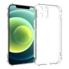 VipMarketim İPhone 12 Pro Max 6.7 Anti-Drop Silikon Kılıf Kamera Korumalı Şeffaf Silikon Kılıf-(5775)