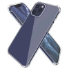 VipMarketim İPhone 12 Pro Max 6.7 Anti-Drop Silikon Kılıf Shockproof Şeffaf kılıf-(5775)