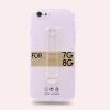 VipMarketim iPhone SE3-SE2 İPhone 8-7 Kılıf Selfie Yüzüklü Şeffaf Silikon Kılıf-(5775)